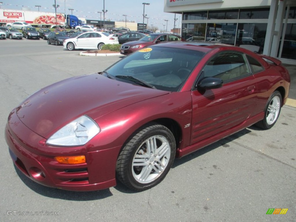 2003 Eclipse GT Coupe - Ultra Red Pearl / Sand Blast photo #6