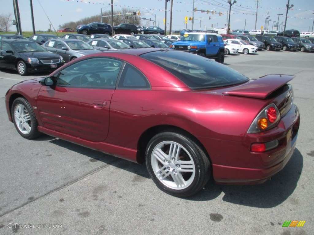 2003 Eclipse GT Coupe - Ultra Red Pearl / Sand Blast photo #8