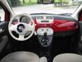 2012 Rosso Brillante (Red) Fiat 500 Lounge  photo #3