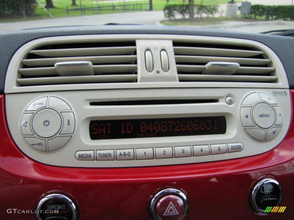 2012 Fiat 500 Lounge Audio System Photo #85222580