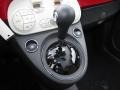 2012 Fiat 500 Tessuto Beige-Nero/Avorio (Beige-Black/Ivory) Interior Transmission Photo