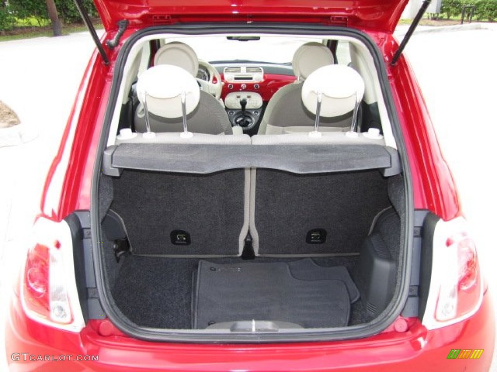 2012 Fiat 500 Lounge Trunk Photo #85222703