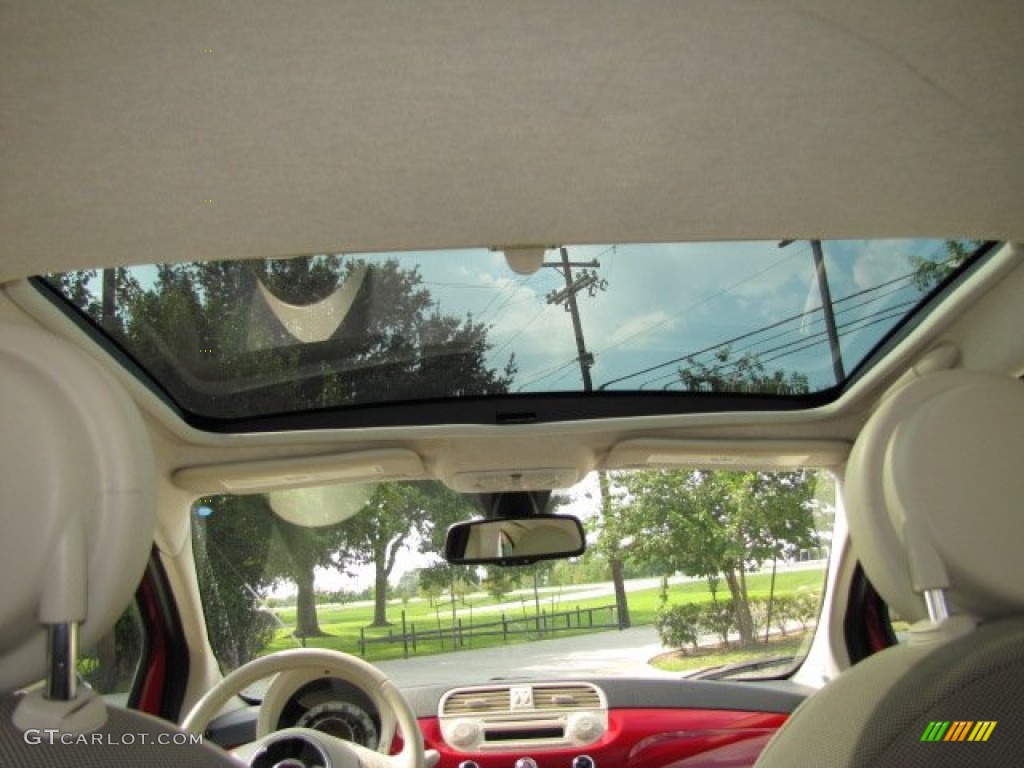 2012 Fiat 500 Lounge Sunroof Photo #85222736