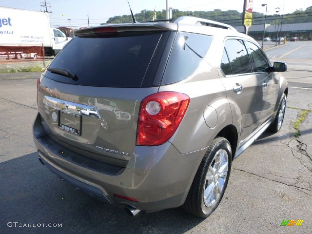 2010 Equinox LTZ AWD - Mocha Steel Metallic / Jet Black/Brownstone photo #5