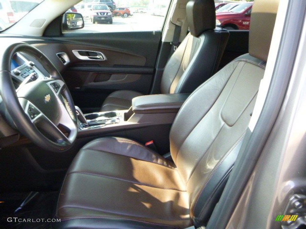 2010 Equinox LTZ AWD - Mocha Steel Metallic / Jet Black/Brownstone photo #10