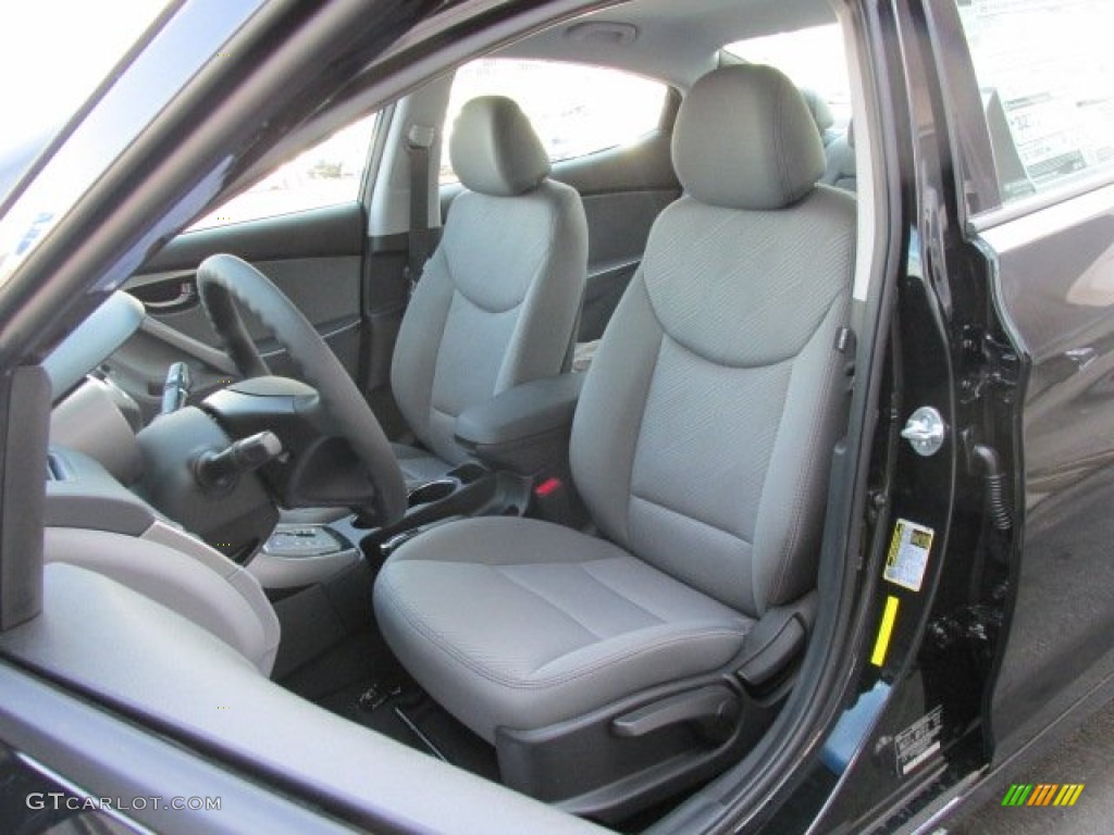 2013 Elantra GLS - Black / Gray photo #9