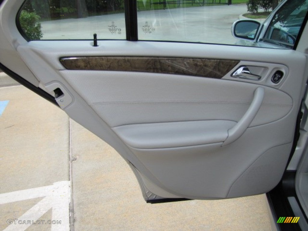 2007 Mercedes-Benz C 230 Sport Ash Door Panel Photo #85223699