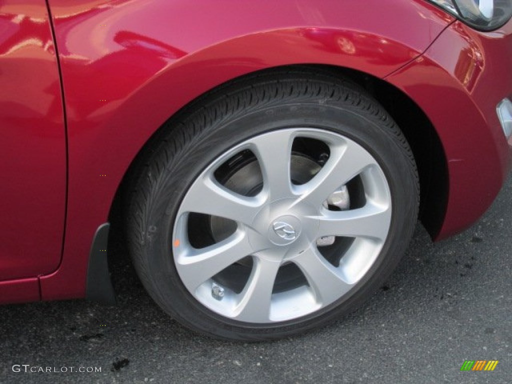 2013 Elantra Limited - Sparkling Ruby / Black photo #3