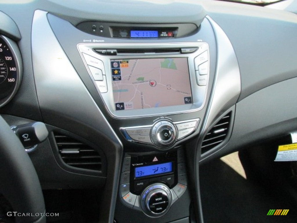 2013 Elantra Limited - Sparkling Ruby / Black photo #12