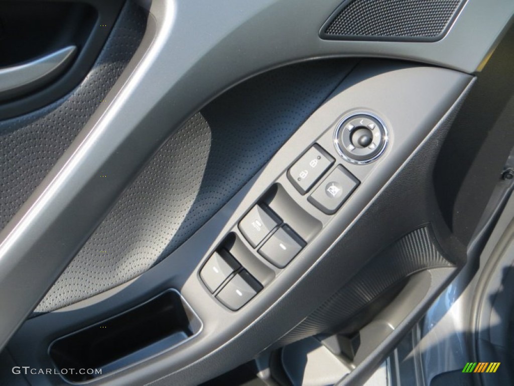2013 Elantra Limited - Harbor Gray Metallic / Black photo #23