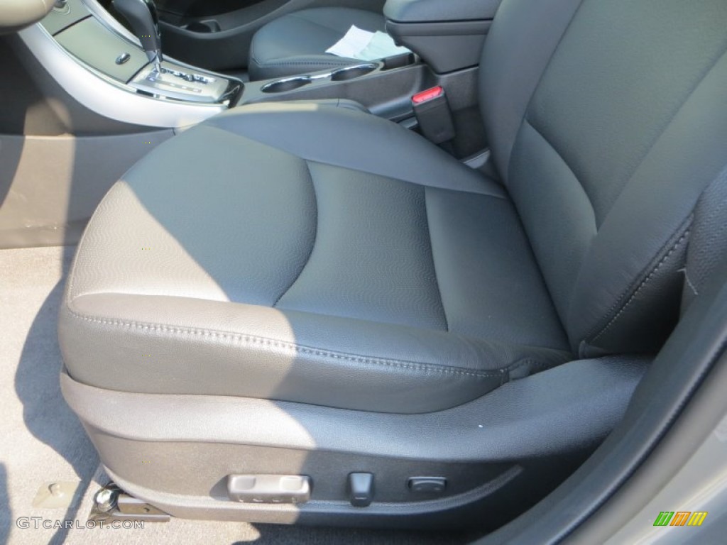 2013 Elantra Limited - Harbor Gray Metallic / Black photo #25