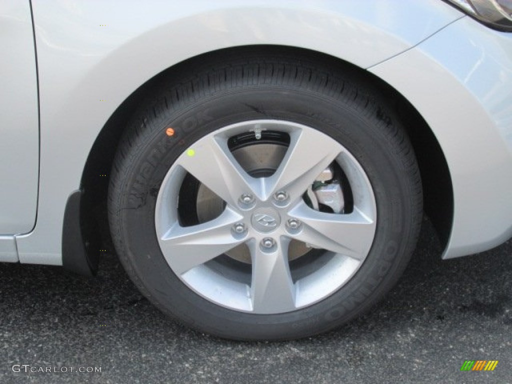 2013 Elantra GLS - Shimmering Air Silver / Gray photo #3