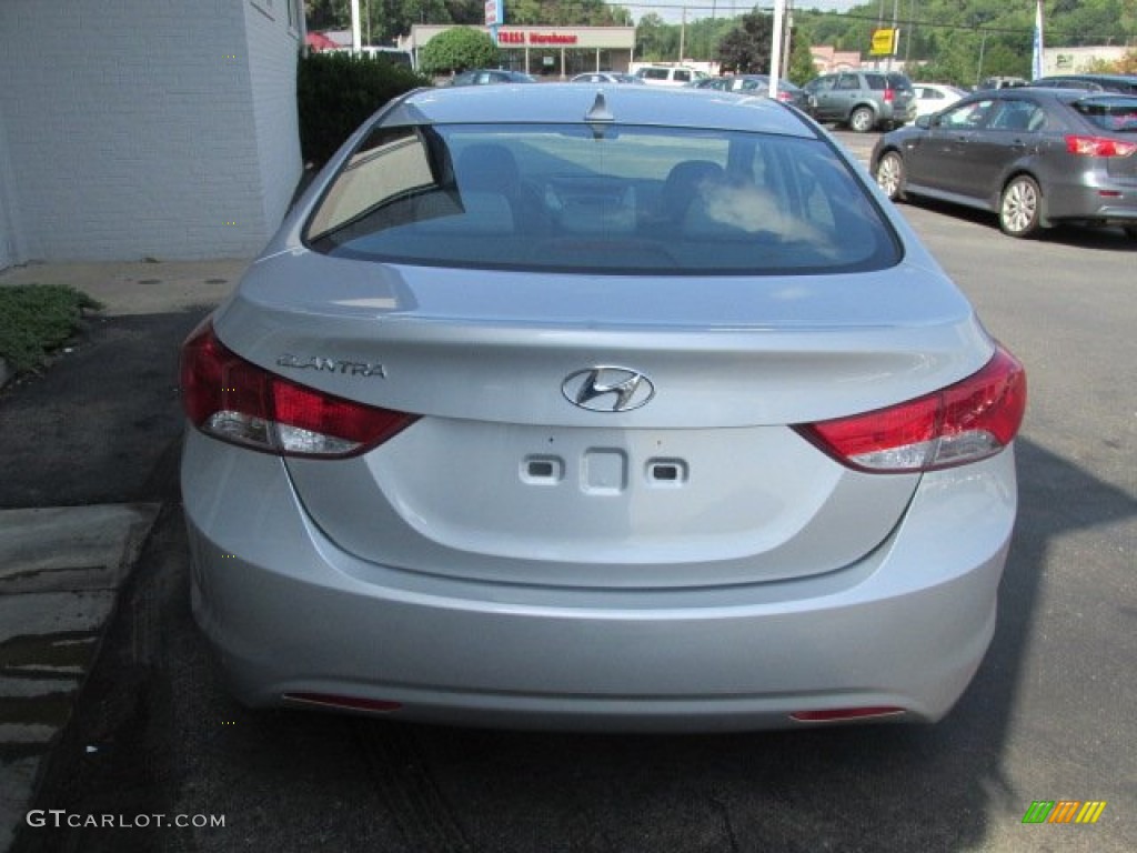 2013 Elantra GLS - Shimmering Air Silver / Gray photo #6
