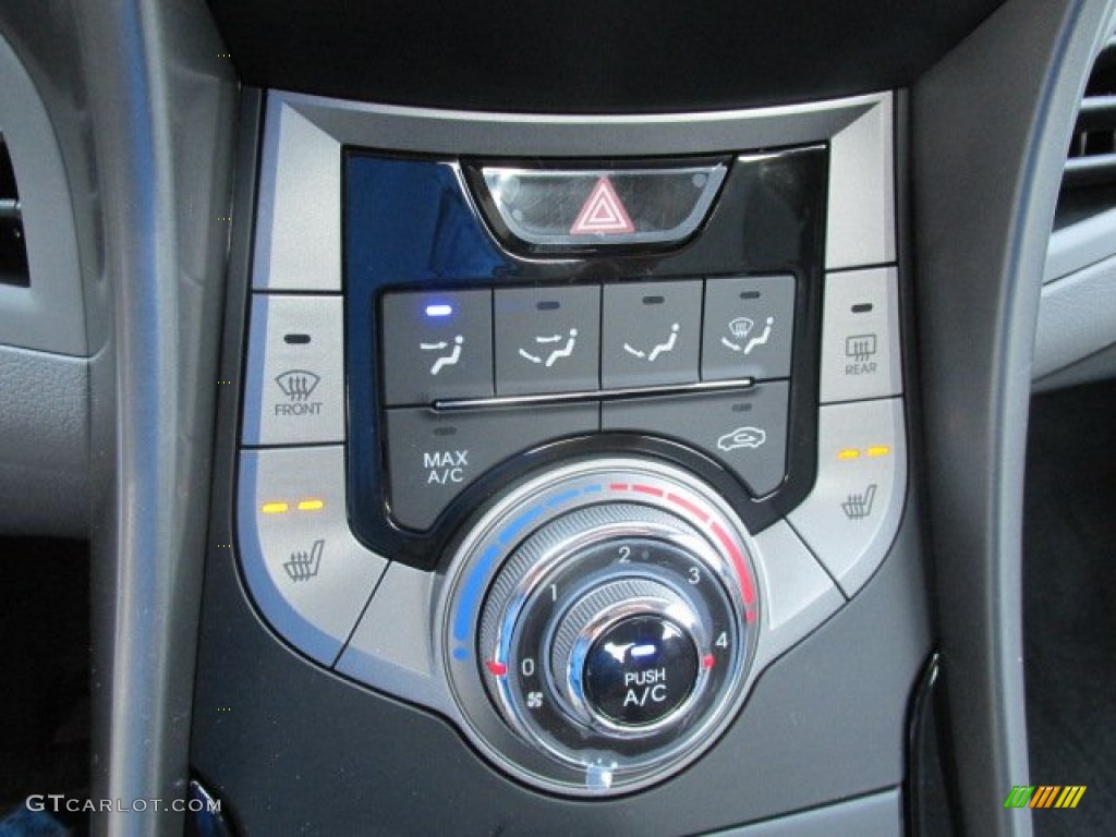 2013 Elantra GLS - Shimmering Air Silver / Gray photo #12