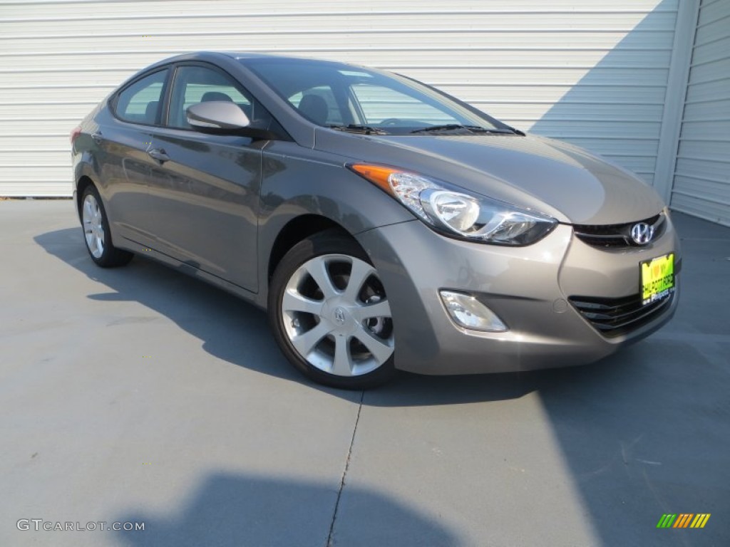 2013 Elantra Limited - Harbor Gray Metallic / Gray photo #1