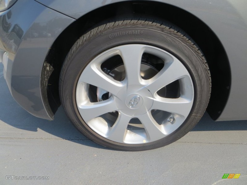 2013 Elantra Limited - Harbor Gray Metallic / Gray photo #3