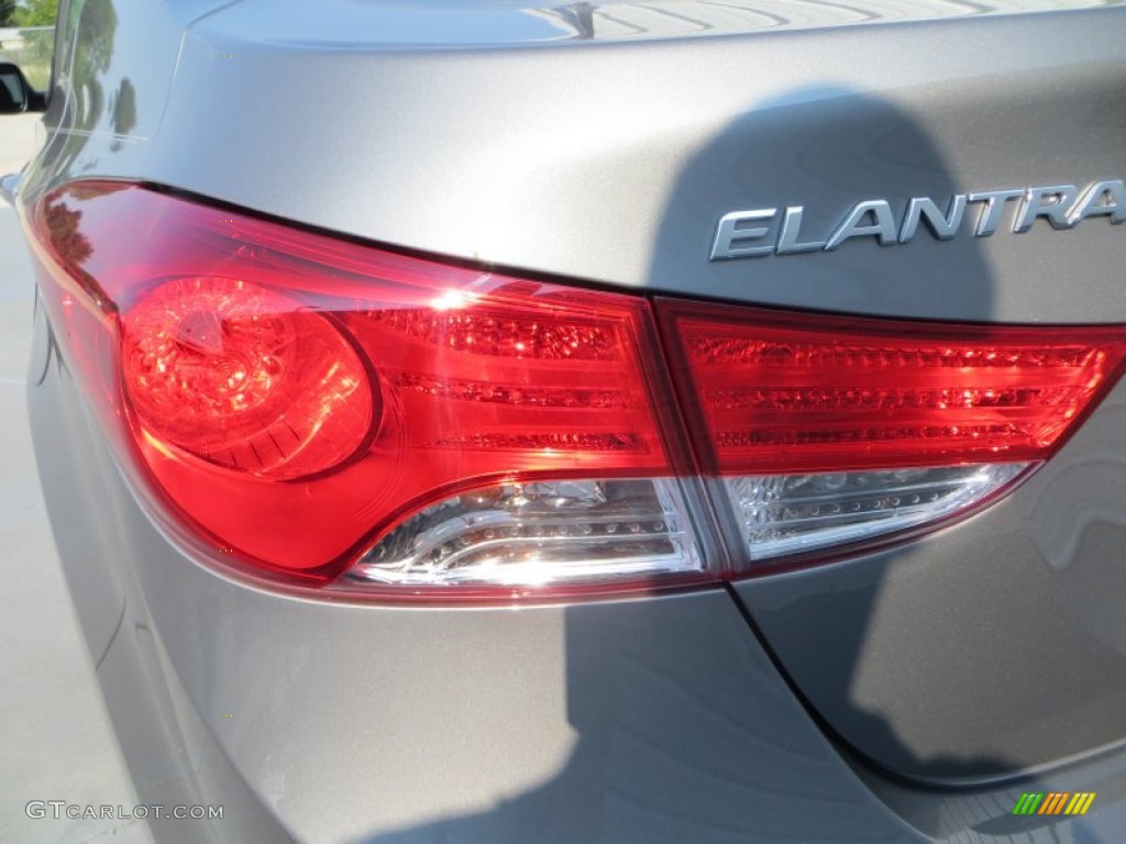 2013 Elantra Limited - Harbor Gray Metallic / Gray photo #4
