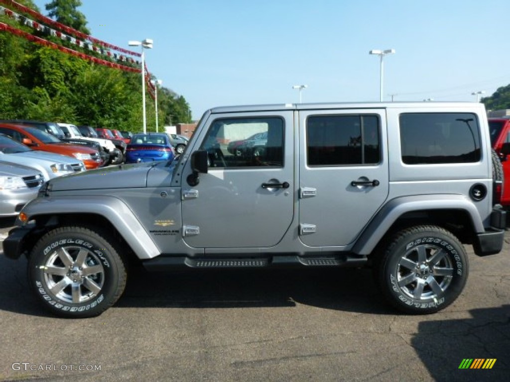Billet Silver Metallic 2014 Jeep Wrangler Unlimited Sahara 4x4 Exterior Photo #85225199