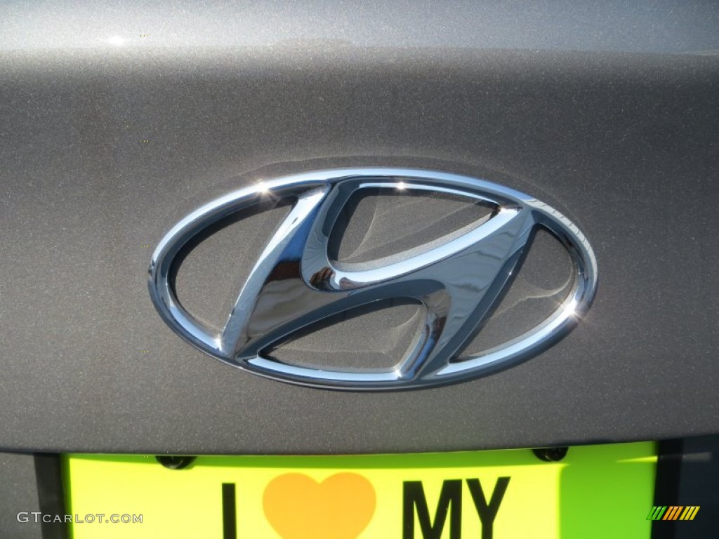 2013 Elantra Limited - Harbor Gray Metallic / Gray photo #12