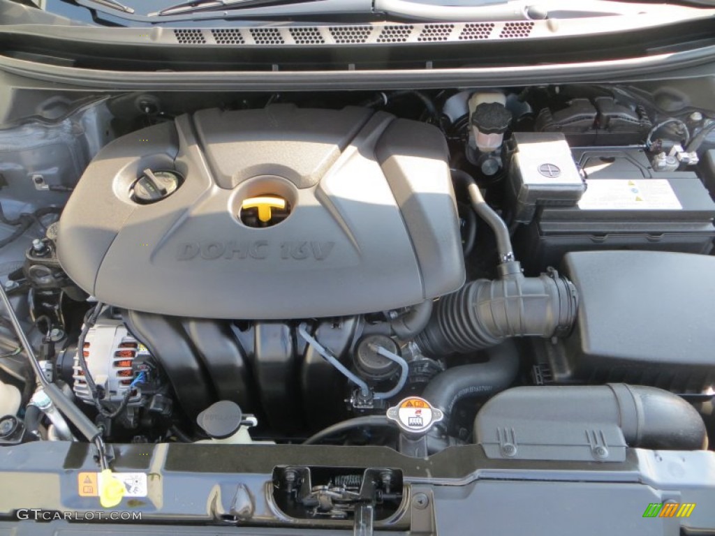 2013 Elantra Limited - Harbor Gray Metallic / Gray photo #13