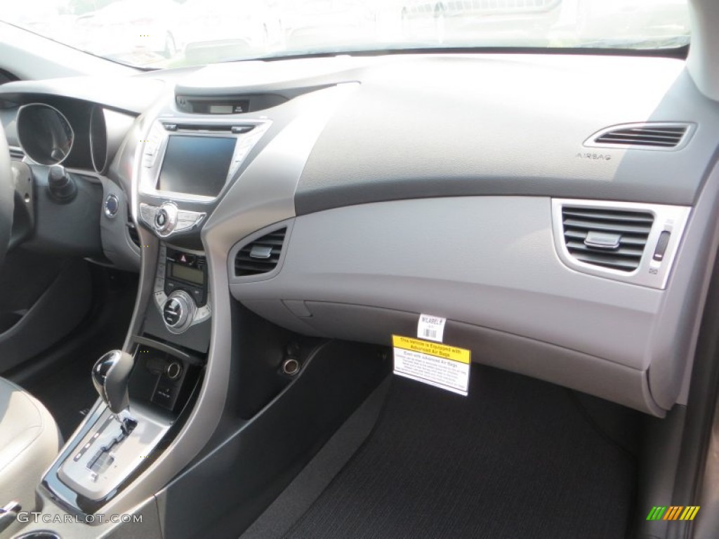 2013 Elantra Limited - Harbor Gray Metallic / Gray photo #18