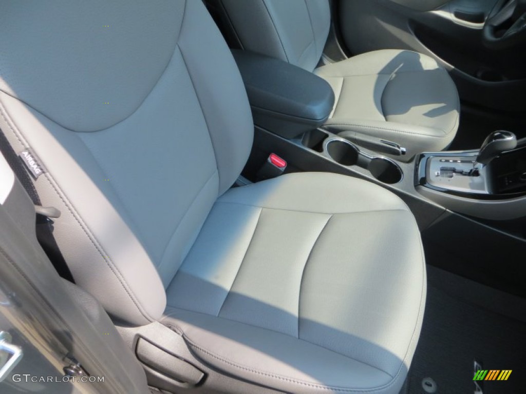 2013 Elantra Limited - Harbor Gray Metallic / Gray photo #19