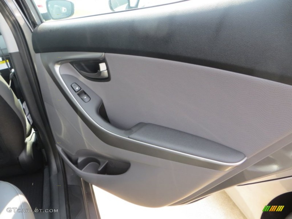 2013 Elantra Limited - Harbor Gray Metallic / Gray photo #20