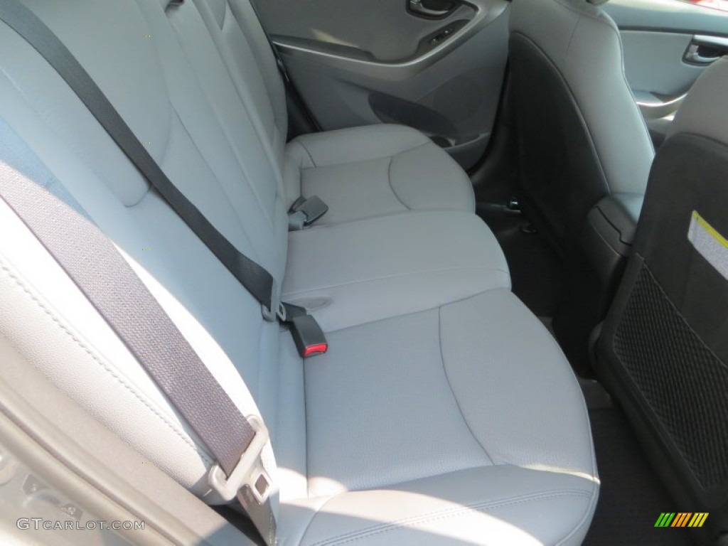2013 Elantra Limited - Harbor Gray Metallic / Gray photo #21