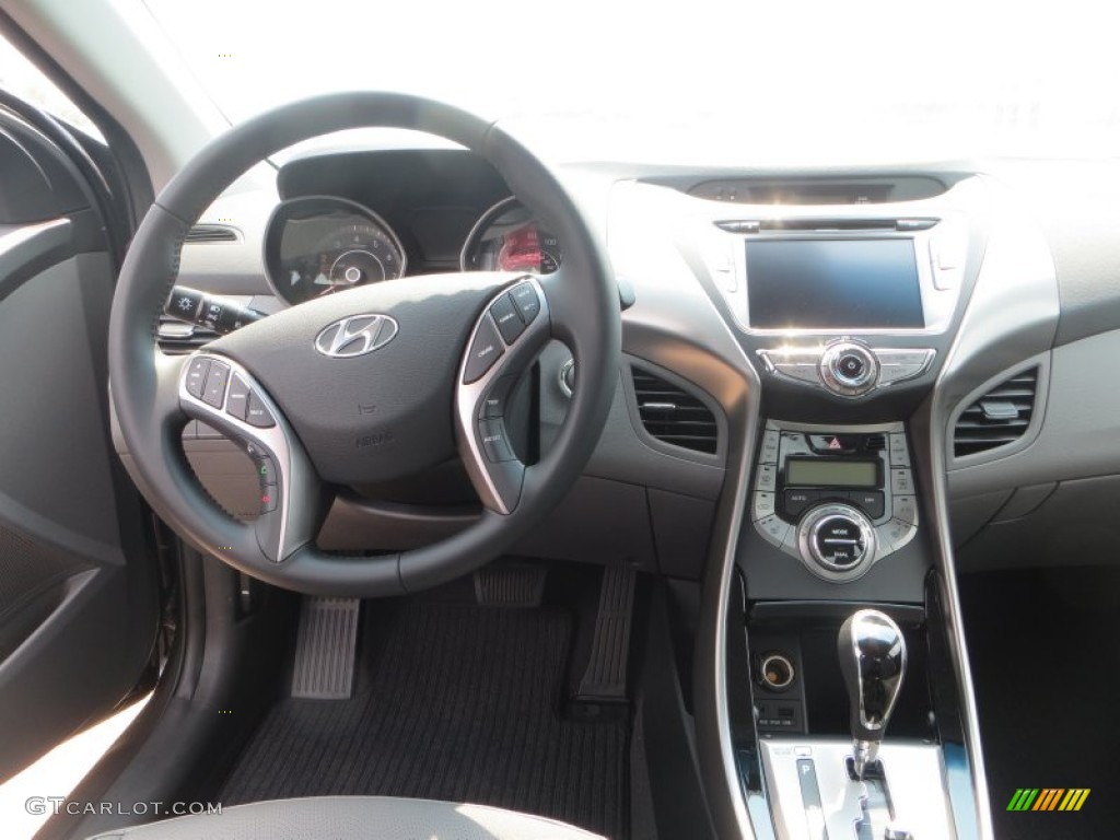 2013 Elantra Limited - Harbor Gray Metallic / Gray photo #27