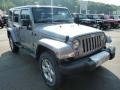 2014 Billet Silver Metallic Jeep Wrangler Unlimited Sahara 4x4  photo #7