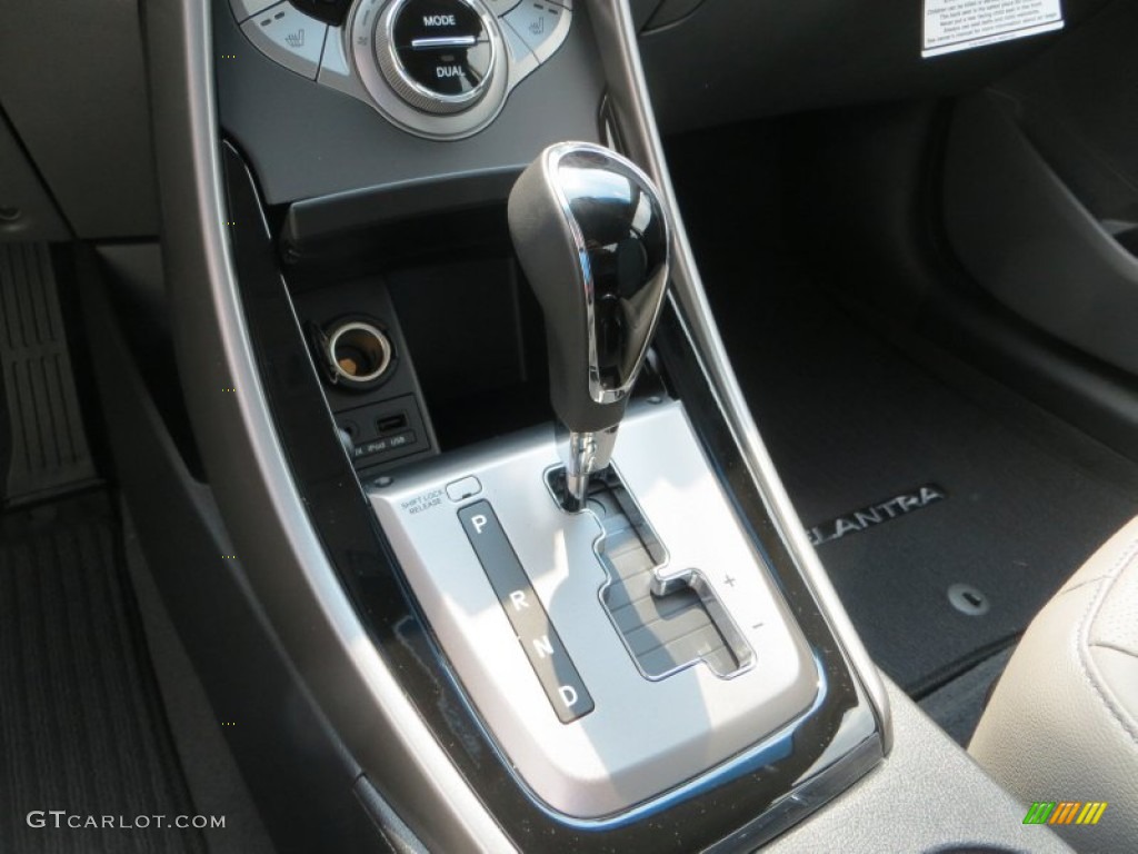 2013 Elantra Limited - Harbor Gray Metallic / Gray photo #31