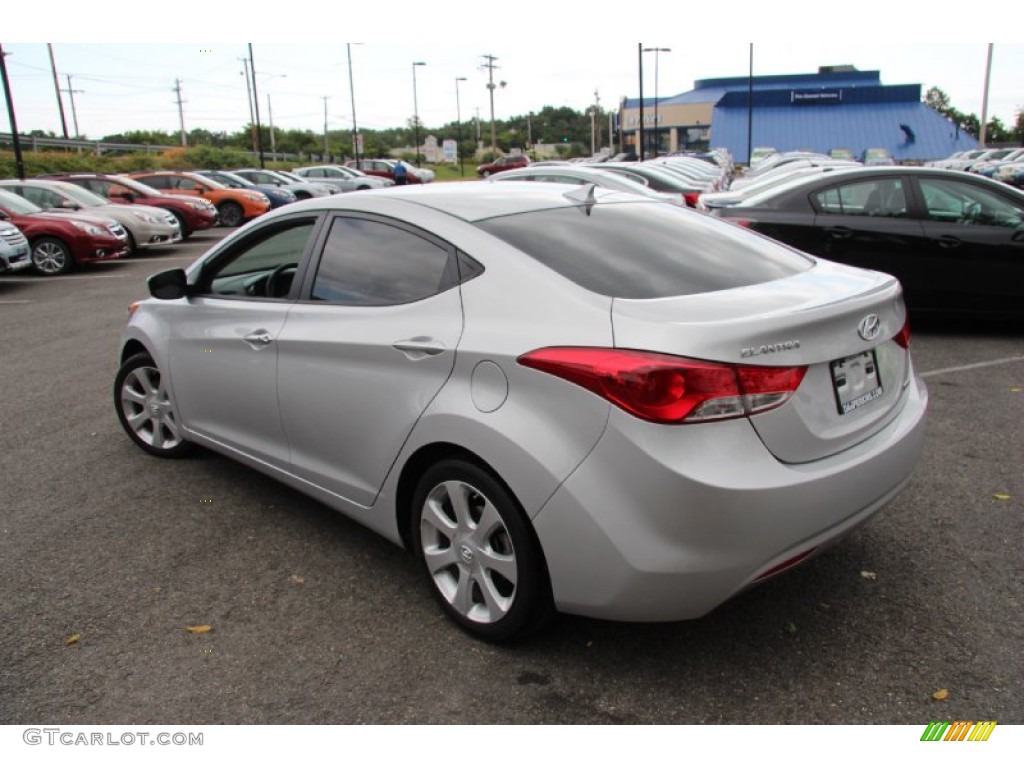 2012 Elantra Limited - Shimmering Silver / Gray photo #10