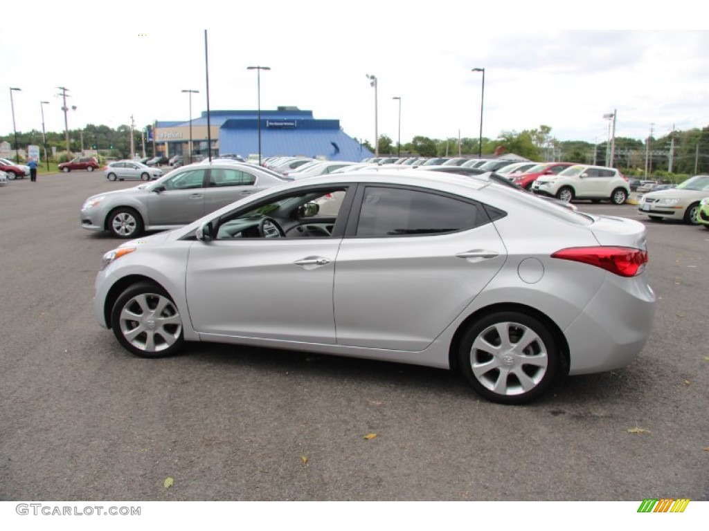 2012 Elantra Limited - Shimmering Silver / Gray photo #11