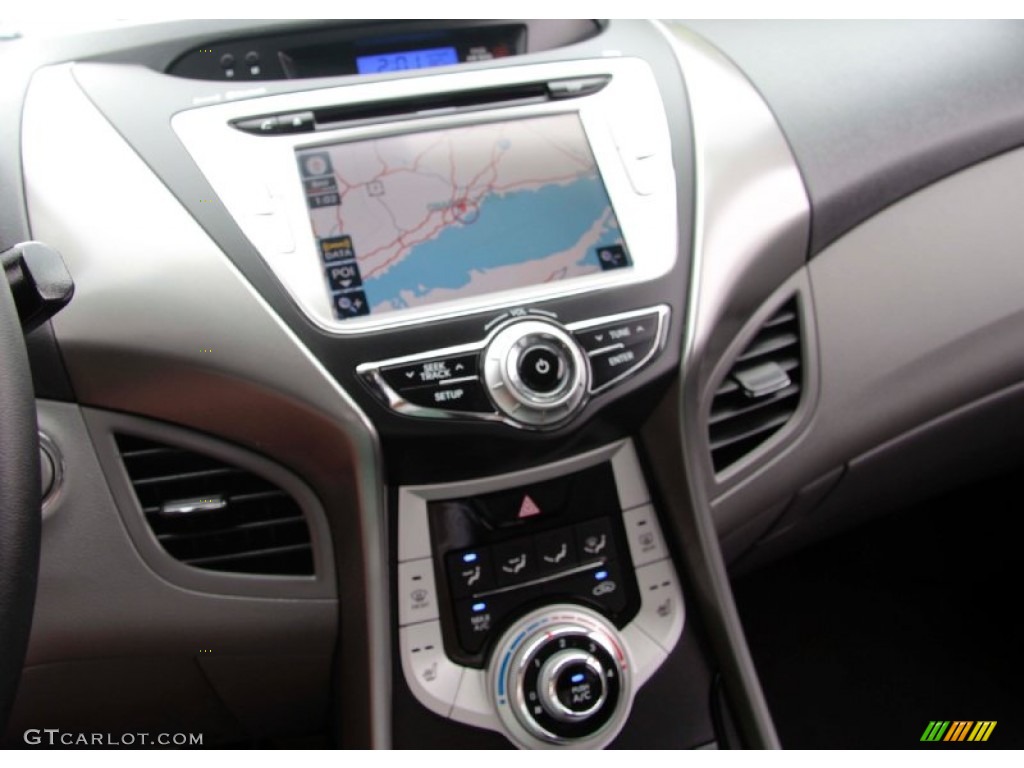 2012 Elantra Limited - Shimmering Silver / Gray photo #15