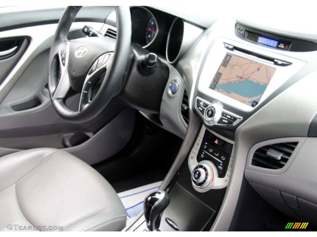 2012 Elantra Limited - Shimmering Silver / Gray photo #17