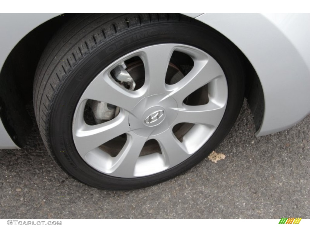 2012 Elantra Limited - Shimmering Silver / Gray photo #23