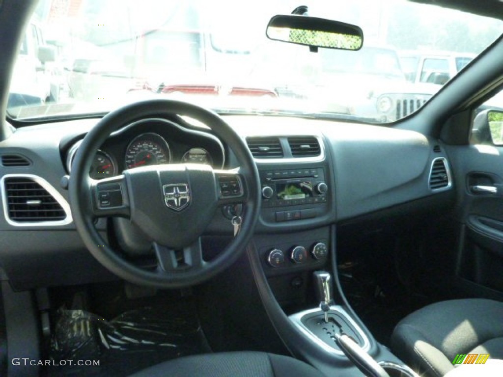 2014 Dodge Avenger SE Black Dashboard Photo #85226972