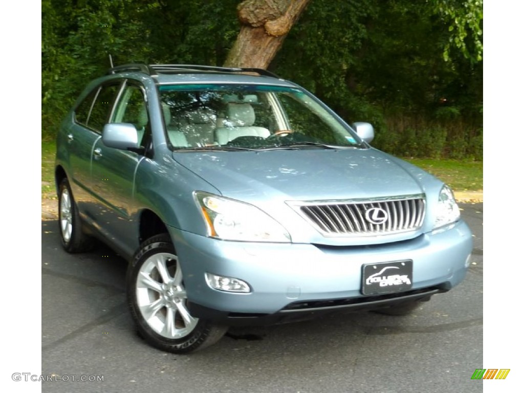 2009 RX 350 AWD - Breakwater Blue Metallic / Light Gray photo #1