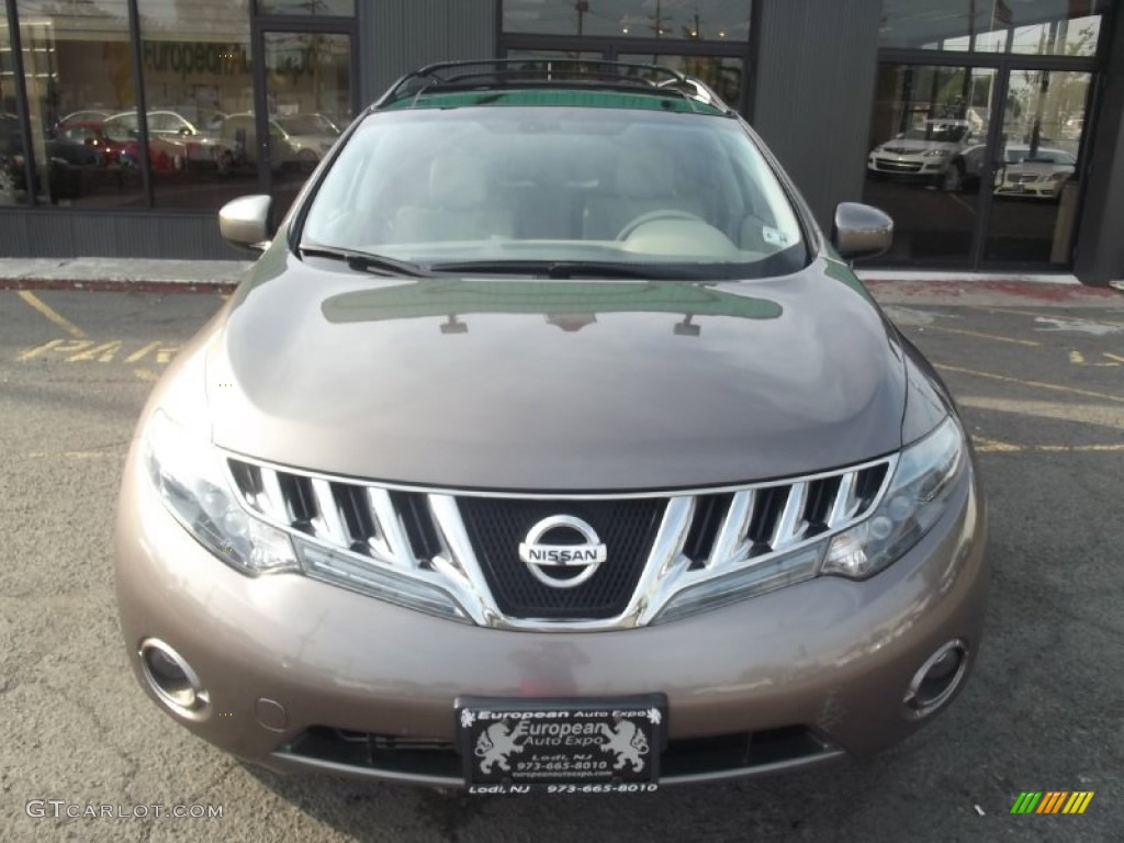 2010 Murano SL AWD - Tinted Bronze Metallic / Beige photo #7