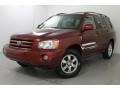 Salsa Red Pearl 2007 Toyota Highlander V6