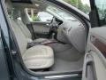 2009 Audi A4 Light Grey Interior Front Seat Photo