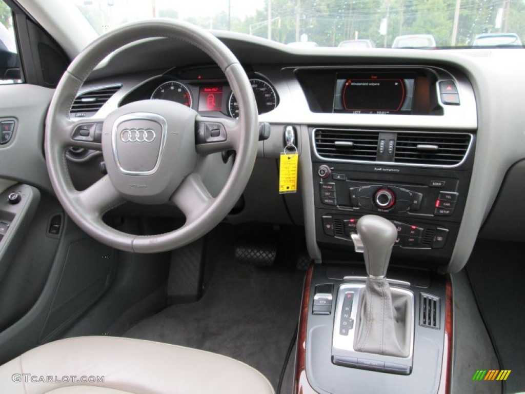 2009 Audi A4 2.0T quattro Avant Light Grey Dashboard Photo #85228022