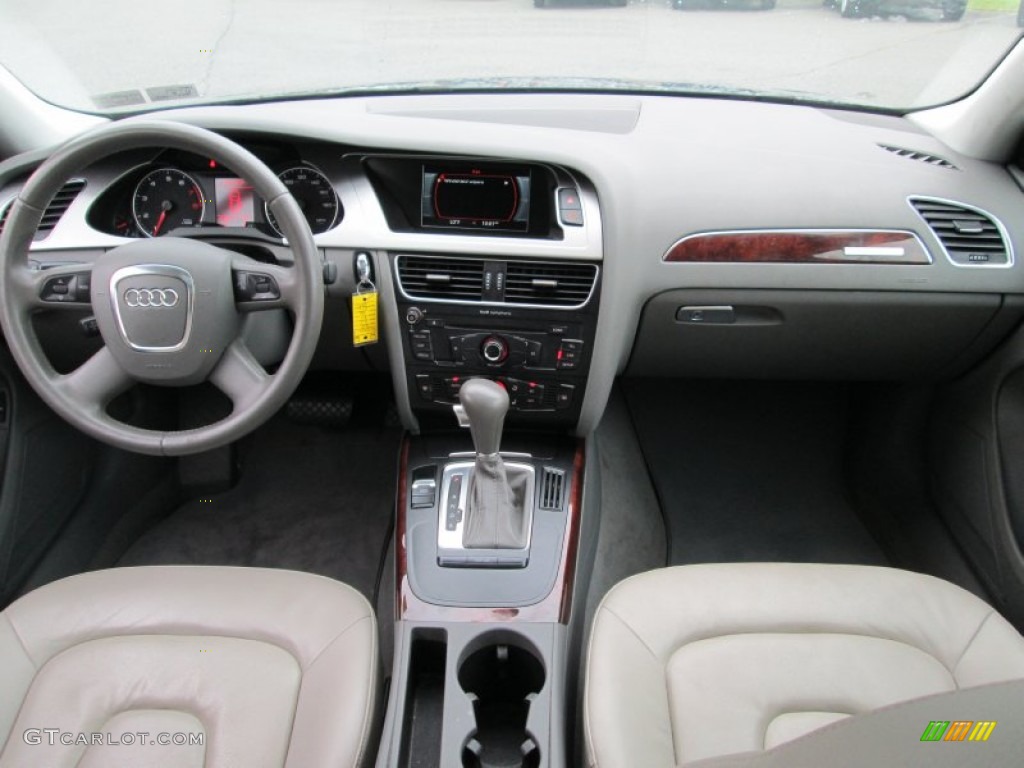 2009 Audi A4 2.0T quattro Avant Light Grey Dashboard Photo #85228106