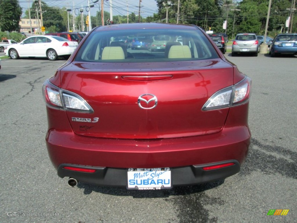 2010 MAZDA3 i Sport 4 Door - Copper Red Mica / Dune Beige photo #7