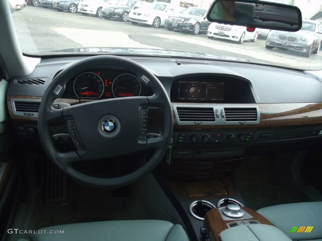 2003 7 Series 745Li Sedan - Slate Green Metallic / Basalt Grey/Flannel Grey photo #42