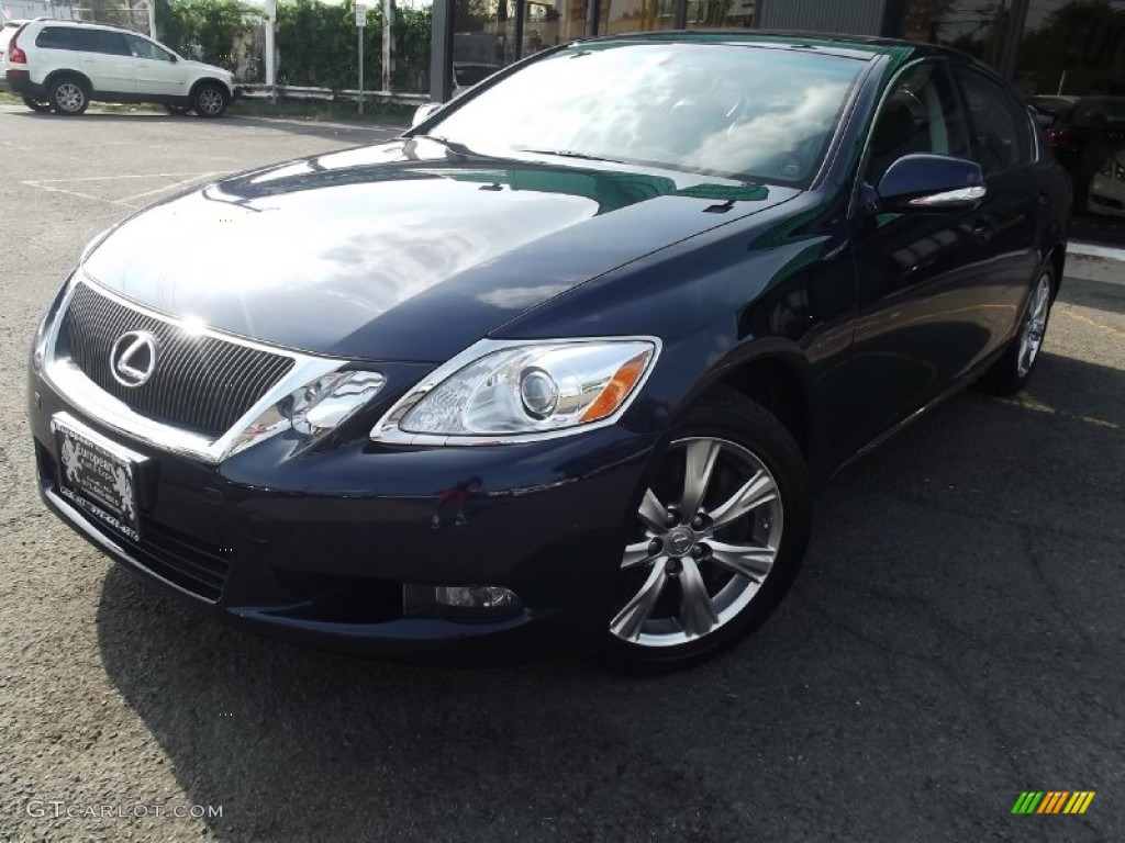 2010 GS 350 AWD - Deep Sea Blue Mica / Black photo #1