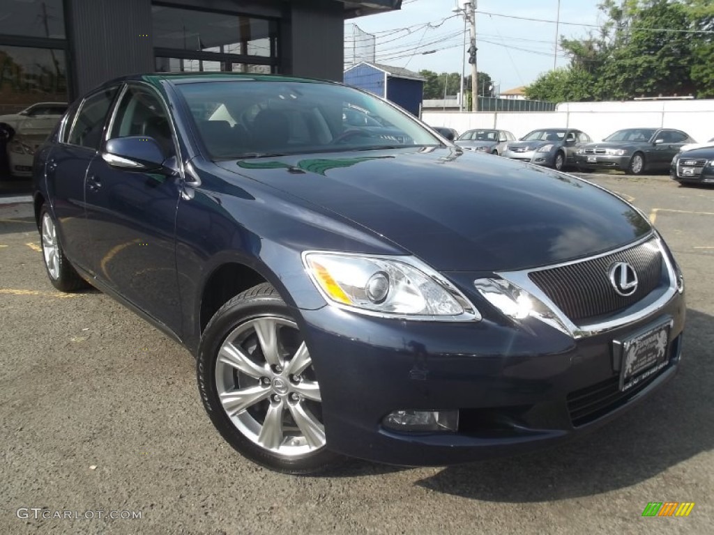 2010 GS 350 AWD - Deep Sea Blue Mica / Black photo #2