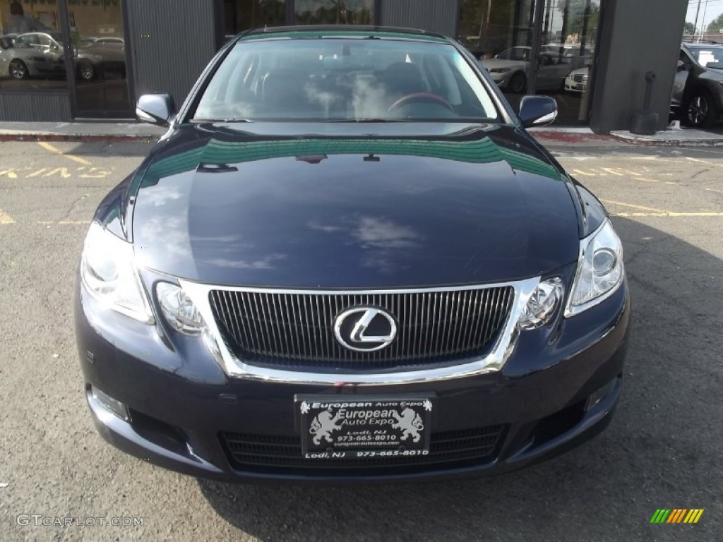2010 GS 350 AWD - Deep Sea Blue Mica / Black photo #7