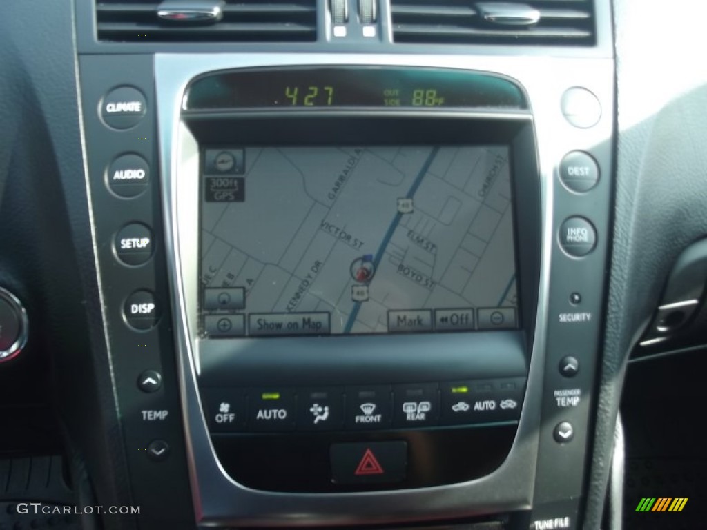 2010 GS 350 AWD - Deep Sea Blue Mica / Black photo #33