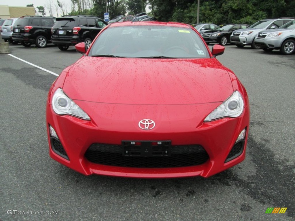 2013 FR-S Sport Coupe - Hot Lava Orange / Black/Red Accents photo #3